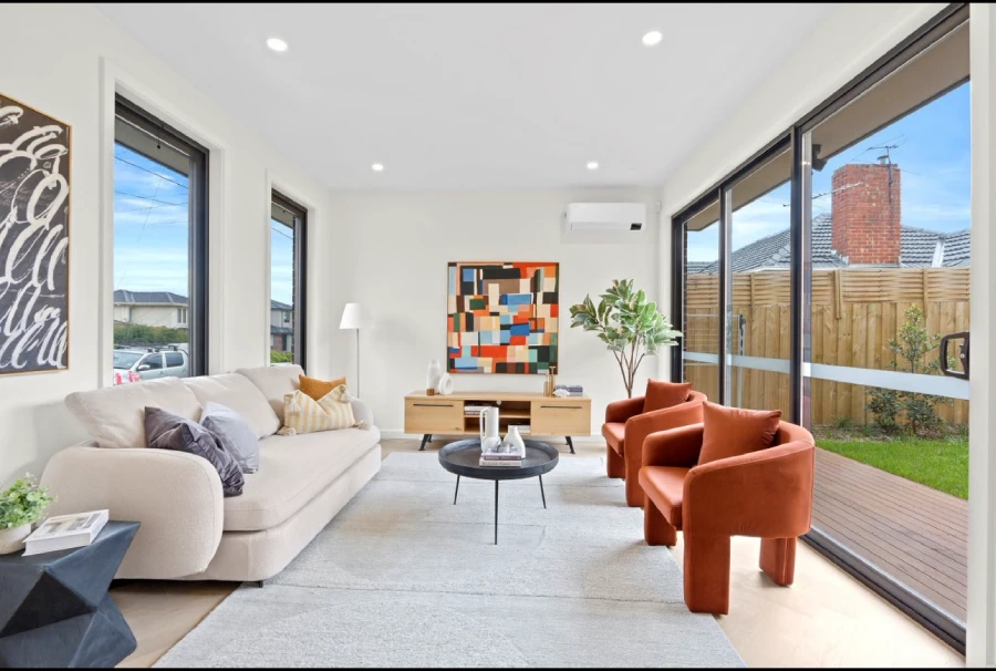 george group australia private villa living room