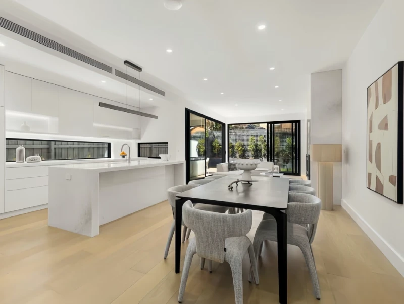 george group melbourne private villa kitchen dining