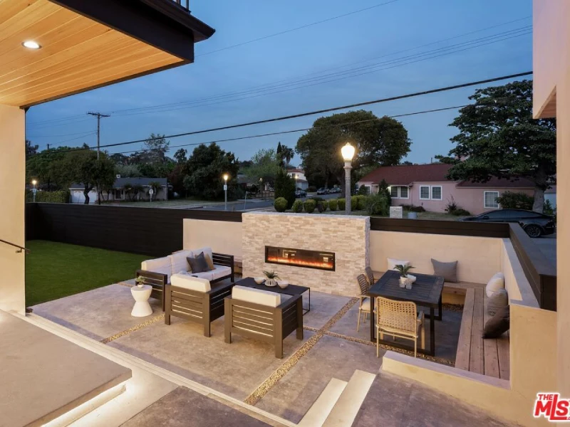 usa private residence outdoor patio bbq area george group
